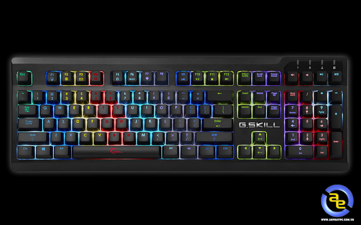 Bàn phím cơ Gskill Ripjaws KM570 RGB Blue switch