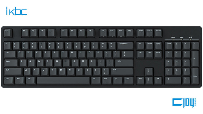 Bàn phím cơ IKBC C104 Black Brown switch