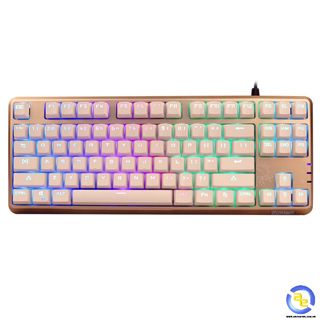 Bàn phím cơ Fuhlen SM680R RGB Gold Blue switch