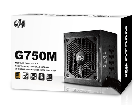 Nguồn máy tính Cooler Master G750M 80 Plus Bronze (RS750-AMAAB1-EU)