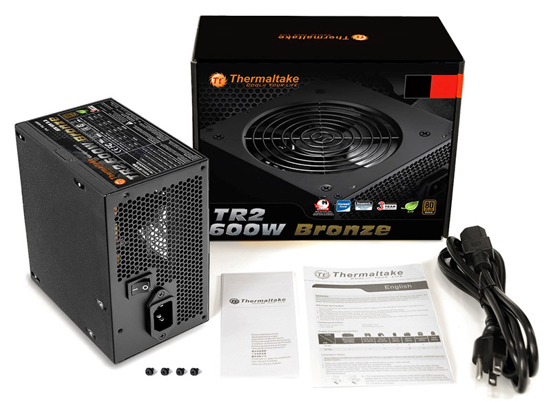 Nguồn máy tính Thermaltake TR2 450W A.PFC 80Plus Bronze (TR2-450P)