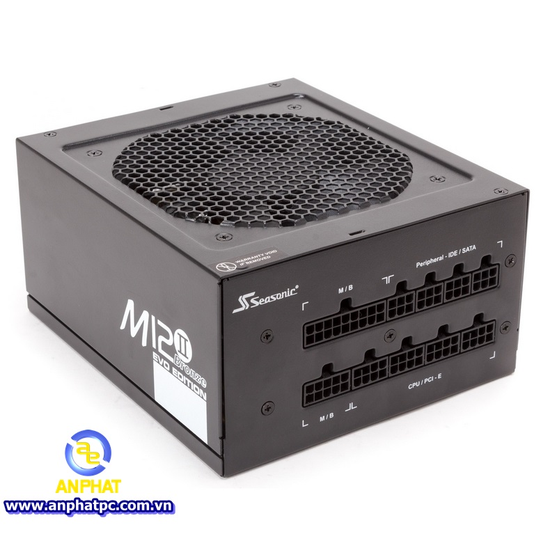 Nguồn máy tính Seasonic M12II 750 Evo Active PFC - 80Plus Bronze