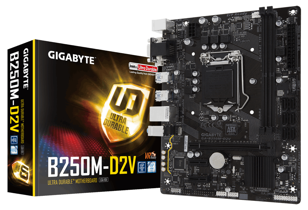 Mainboard GIGABYTE B250M-D2V