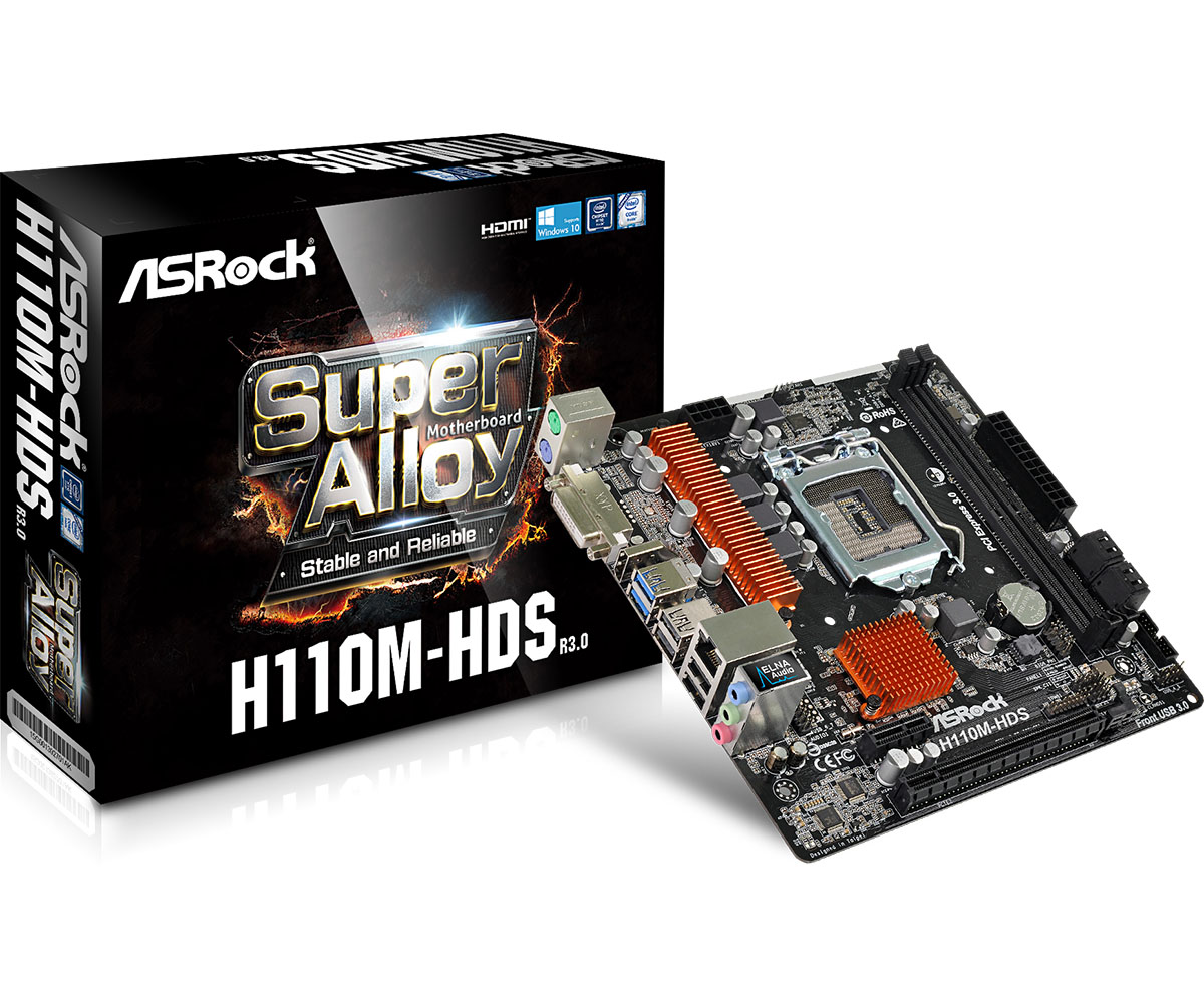 Mainboard Asrock H110M-HDS R3.0