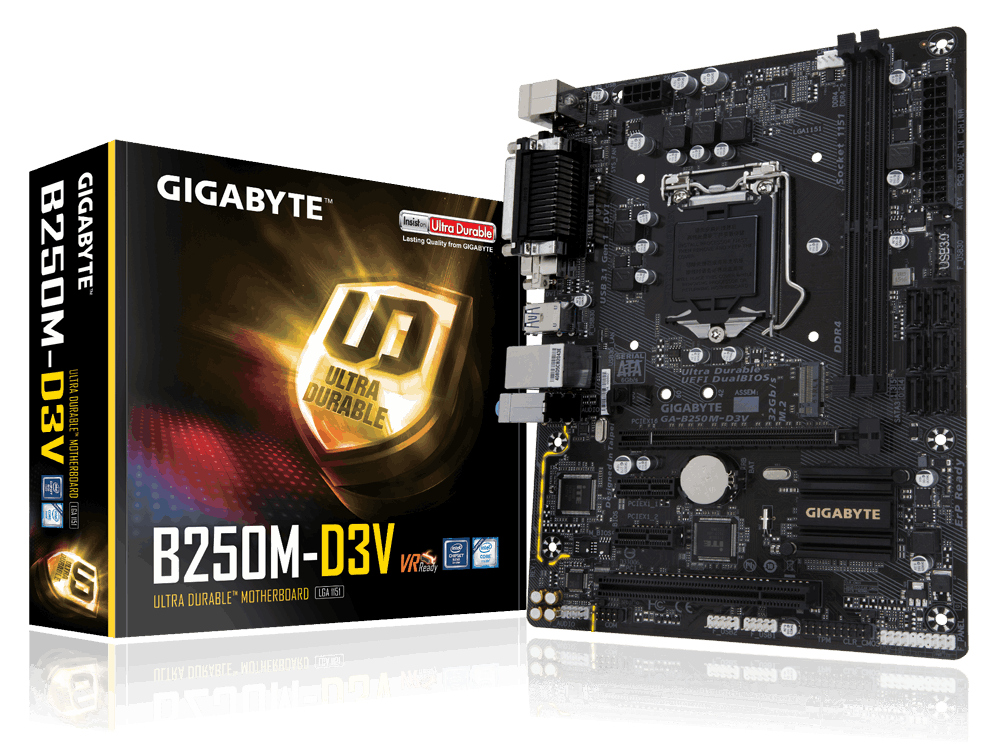 Mainboard GIGABYTE B250M-D3V (GA-B250M-D3V)