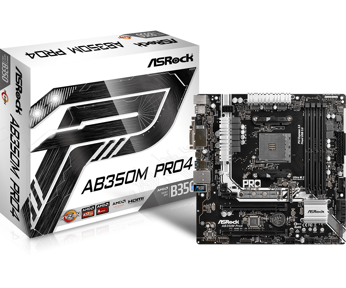 Mainboard Asrock AB350M Pro4