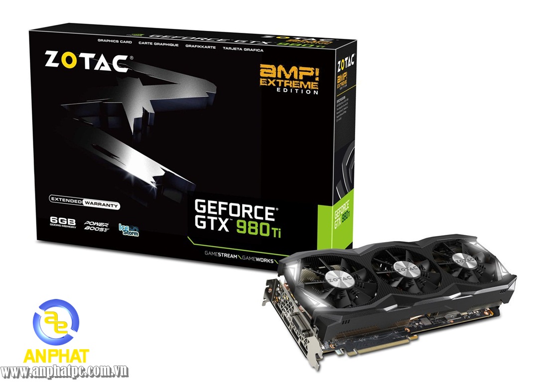 VGA ZOTAC Geforce GTX 980 Ti AMP Extreme 6GB GDDR5 384 bit