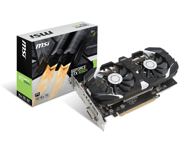 Card màn hình MSI GEFORCE GTX 1050 TI 4GT OC