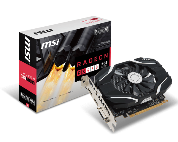 VGA MSI Radeon RX 460 2GOC