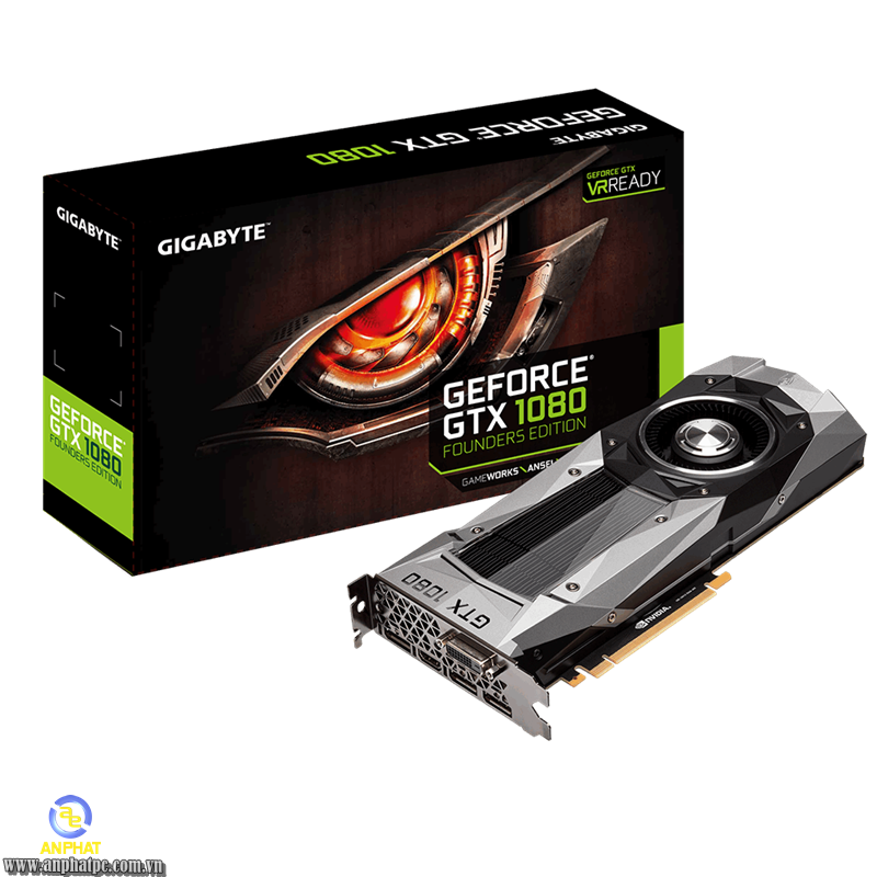 VGA GIGABYTE GeForce GTX 1080 Founder Edition (GV-N1080D5X-8GD-B)