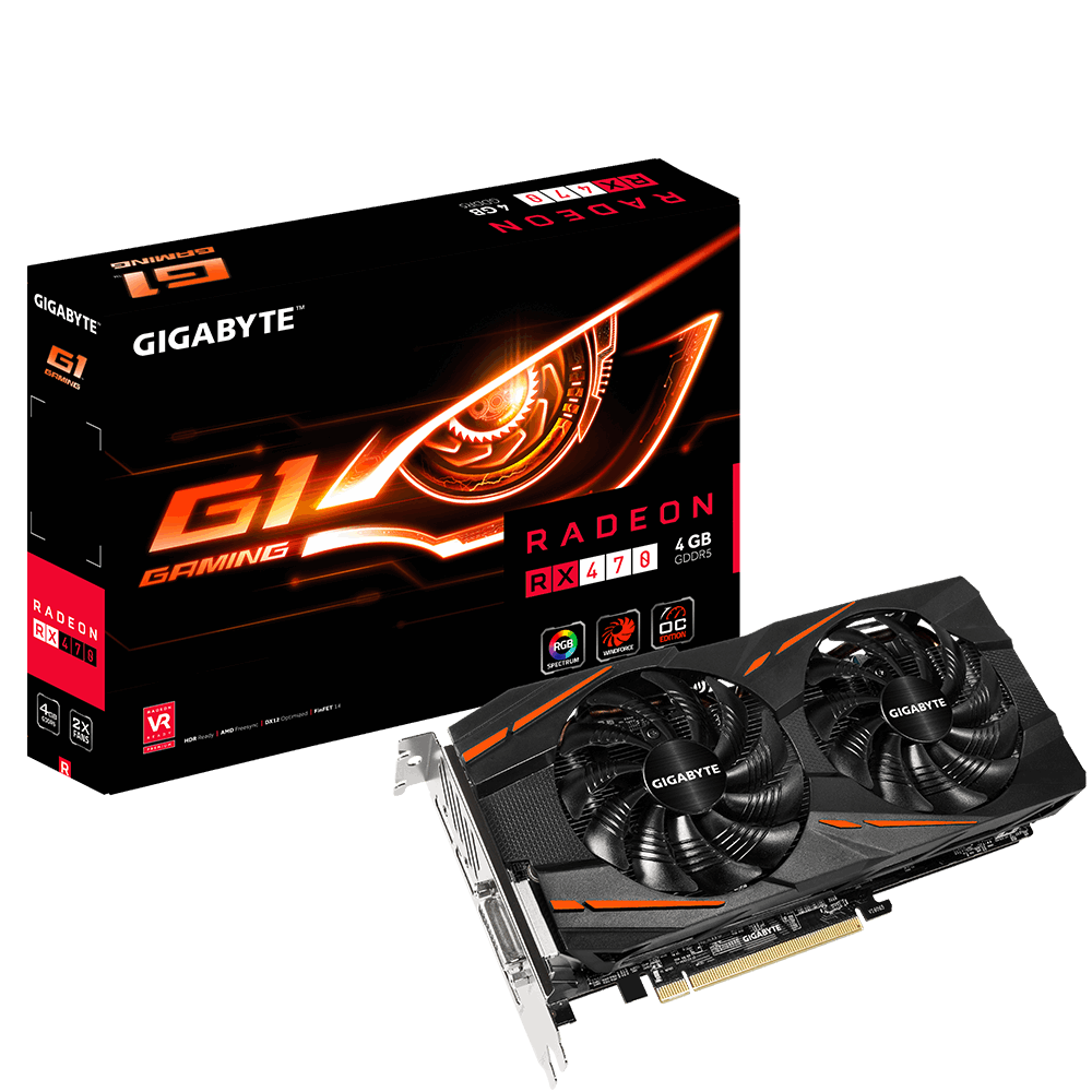 VGA Gigabyte RX470G1 GAMING-4GD (GV-RX470G1 GAMING-4GD)