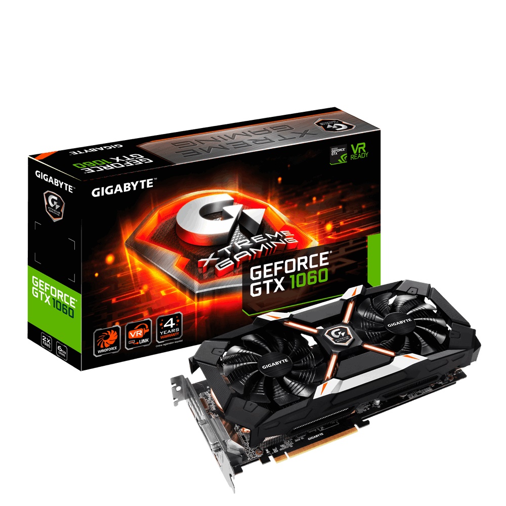 Card màn hình GIGABYTE GTX 1060 XTREME GAMING 6GB (GV-N1060XTREME-6GD)