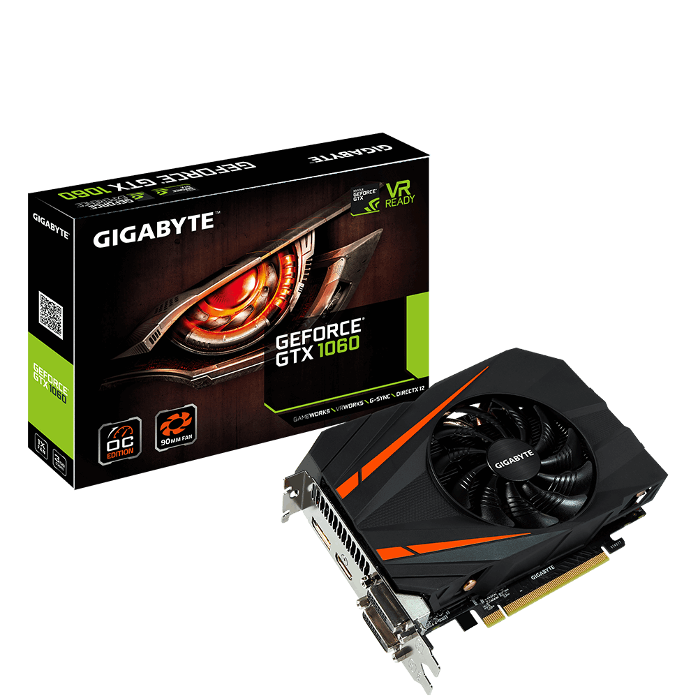 Card màn hình GIGABYTE GTX 1060 Mini ITX OC 3G (GV-N1060IXOC-3GD)