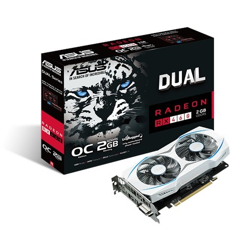 Card màn hình Asus Dual RX460 OC 2GB