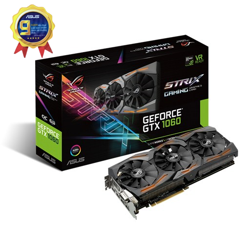 VGA ASUS ROG Strix GeForce® GTX 1060 O6G