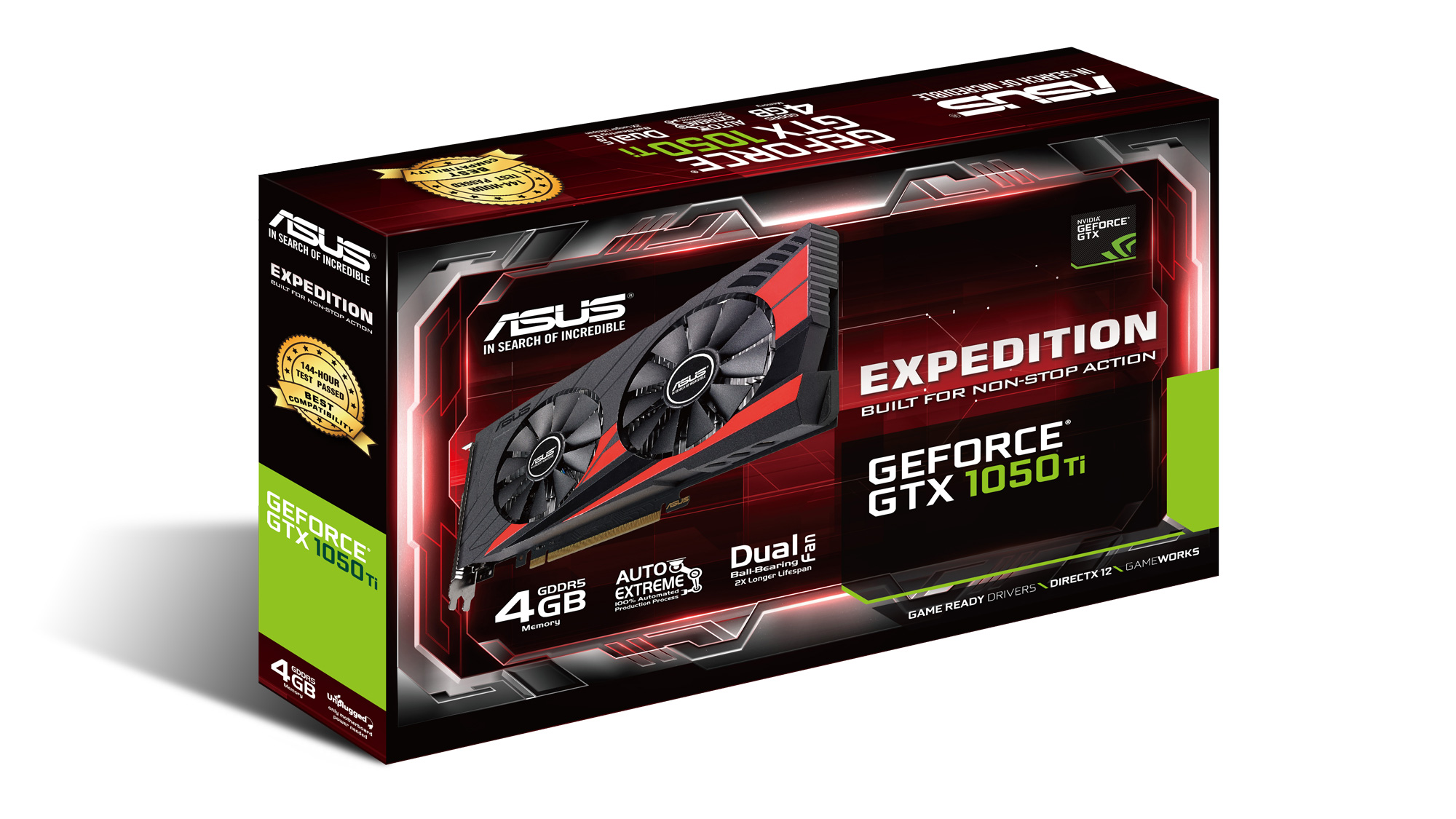 Card màn hình ASUS EXPEDITION GTX 1050 TI