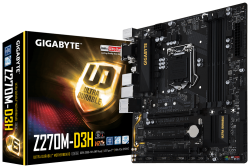 Mainboard GIGABYTE Z270M D3H (GA-Z270M-D3H)