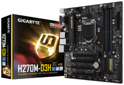 Mainboard GIGABYTE H270M D3H (GA-H270M-D3H)