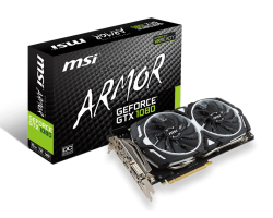 VGA MSI GeForce GTX 1080 Armor 8G OC