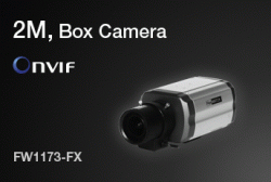 Camera 2M IP IR Box  iris Lens FlexWATCH FW1173-FX