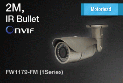 Camera 2M IP IR Bullet Motorized Lens FlexWATCH FW1179-FM(1s)