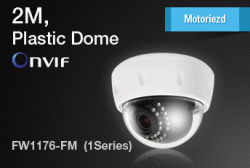 Camera 2M IP  Plastic Dome Motorized Lens FlexWATCH FW1176-FM (1s)