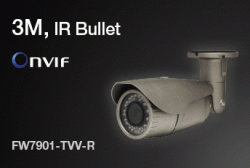 Camera IP 3M bullet Vari-Focal Lens FlexWATCH FW7901-TVV-R