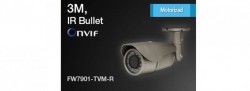 Camera IP 3M bullet Vari-Focal Lens FlexWATCH FW7901-TVM-R