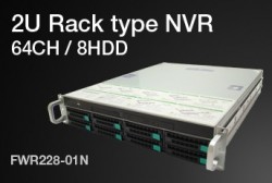 ĐẦU GHI HÌNH NVR rack-mount 2U 64 kênh FlexWatch FWR228-01N