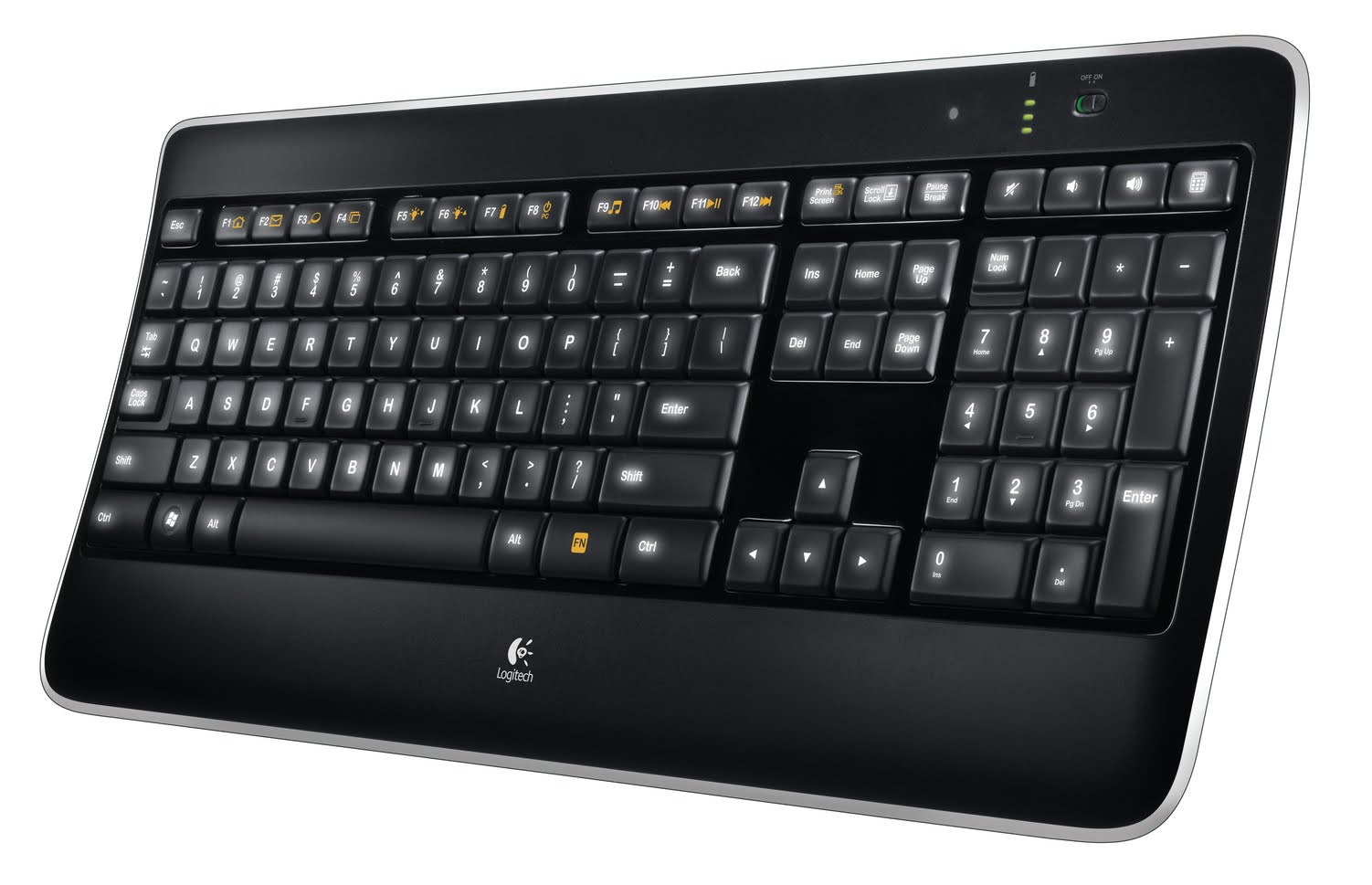 Bàn phím wireless Logitech Illuminated Keyboard K800