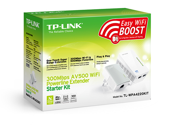 Bộ mở rộng Internet qua đường dây điện TP link TL-WPA4220KIT
