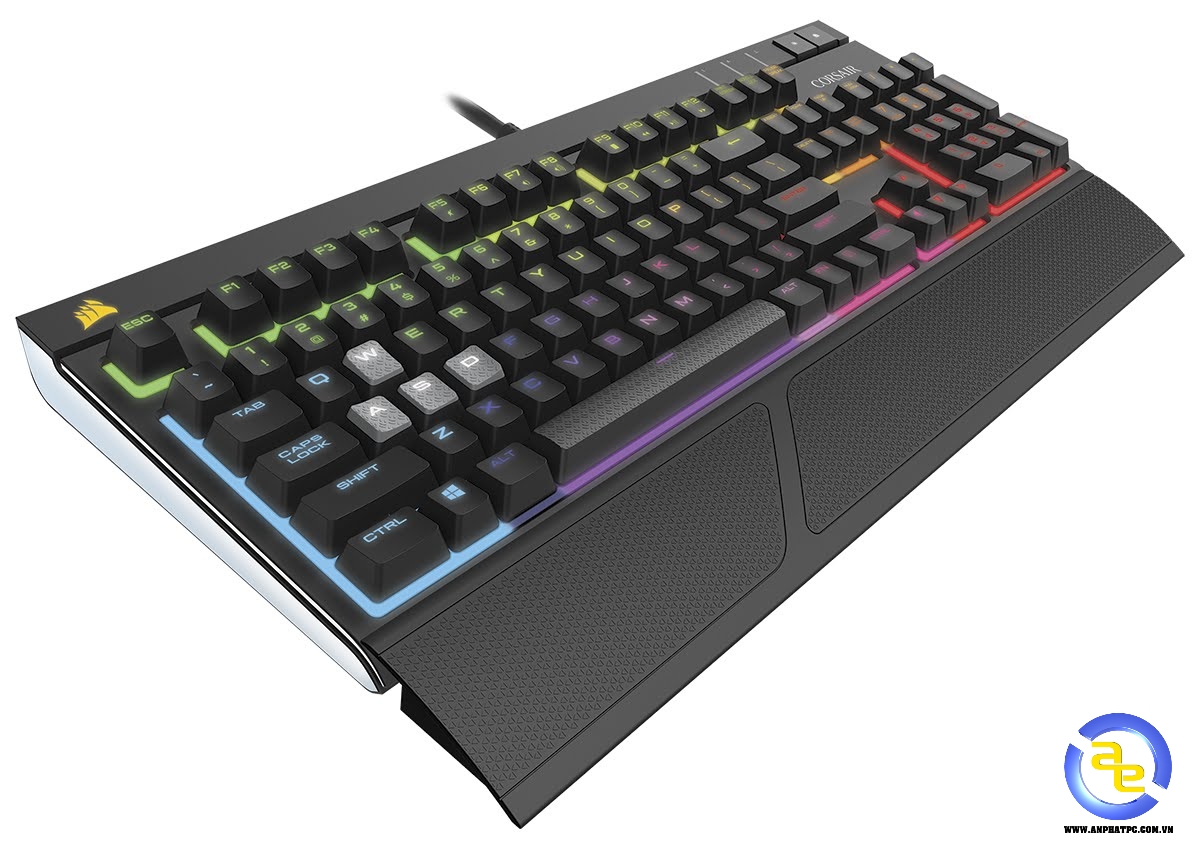 Bàn phím cơ Corsair STRAFE RGB Silent switch