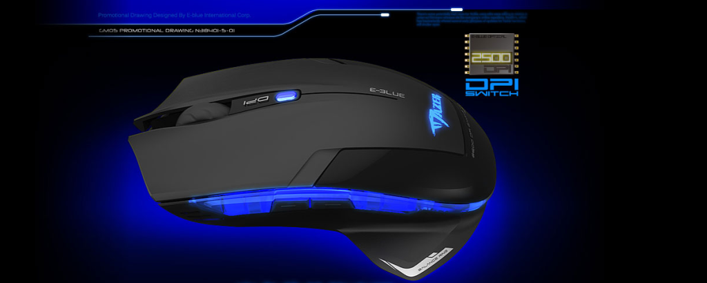 Chuột máy tính E-BLUE Mazer Typer R (EMS152)