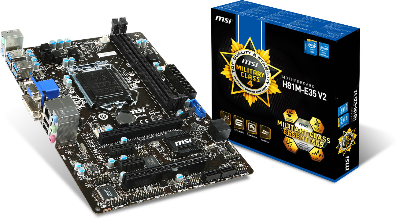 Mainboard MSI H81M-E35 V2