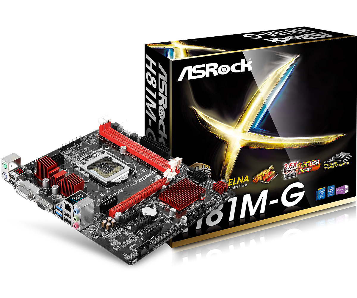 Mainboard ASRock H81M-G - LGA 1150