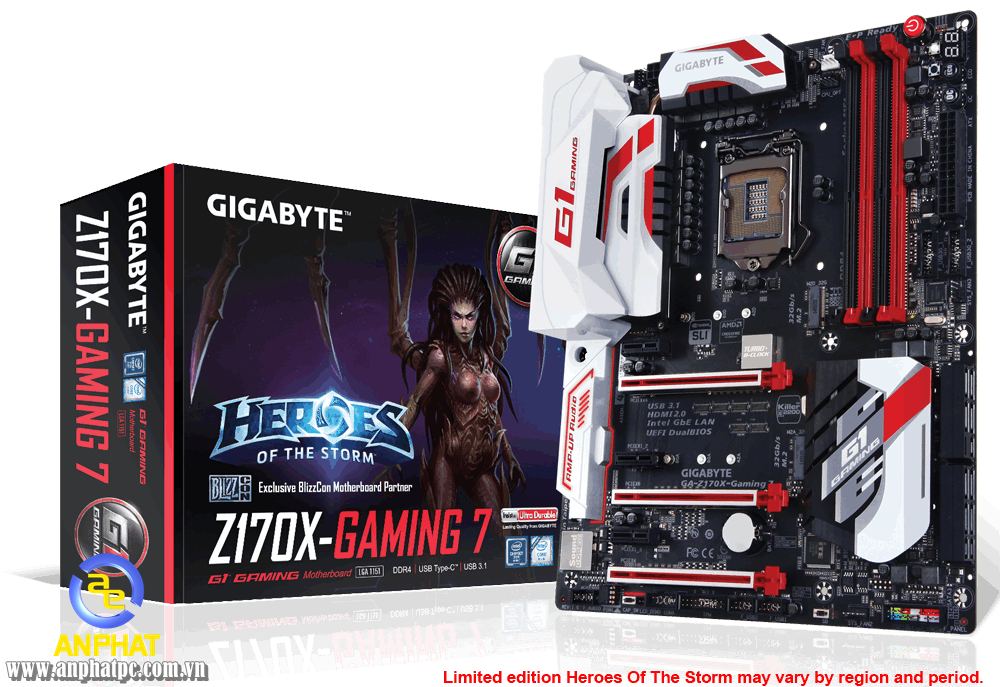 Mainboard GIGABYTE GA Z170X Gaming 7