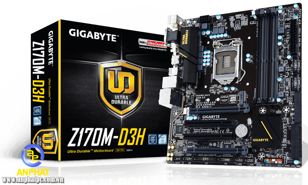 Mainboard GIGABYTE GA Z170M D3H DDR4