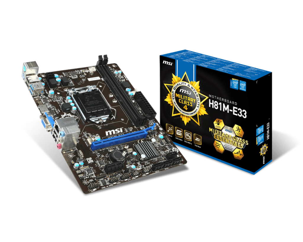 Mainboard MSI H81M-E33