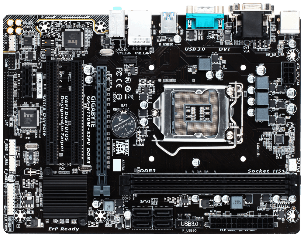 Mainboard GIGABYTE GA-H110M-S2PV DDR3