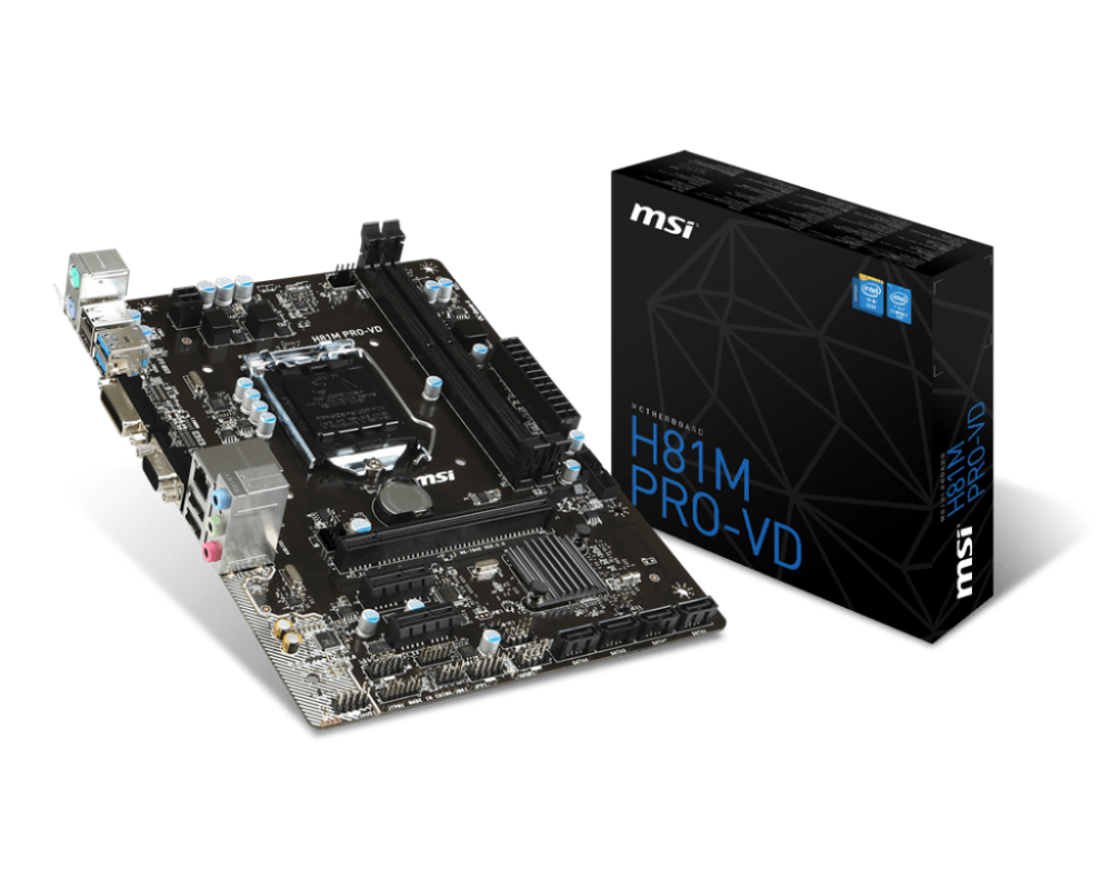 Mainboard MSI H81M Pro-VD