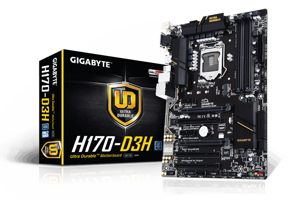 Mainboard GIGABYTE™ GA H170 D3H DDR4