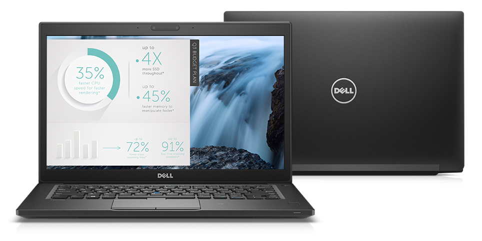 Laptop Dell Latitude 14 7480 (i7-7600U/8G/256G SSD/14"FHD/Ubuntu/Black) (70123090)