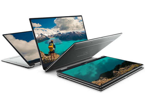 Laptop Dell XPS 13 9365 (i5-7Y54-1.20G/8G/256G SSD/13.3"QHD Touch/Pen/W10/Silver) (70123079)
