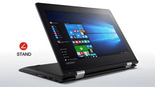 Laptop Lenovo YOGA 310-11IAP (N4200-1.1G/4G/64G EMMC/11.6"HD Touch/W10/Black) (80U2001DVN)