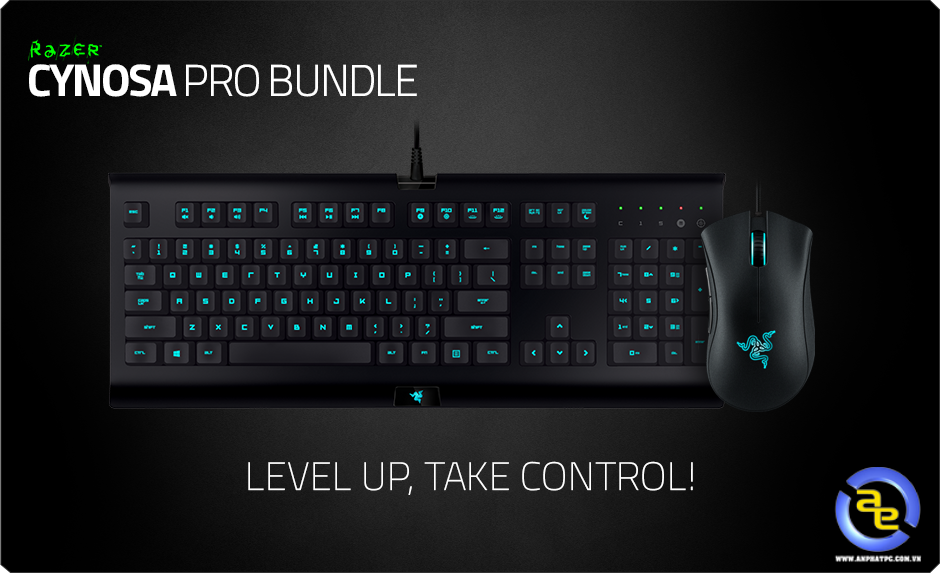 Bộ bàn phím chuột Razer Cynosa Pro Bundle