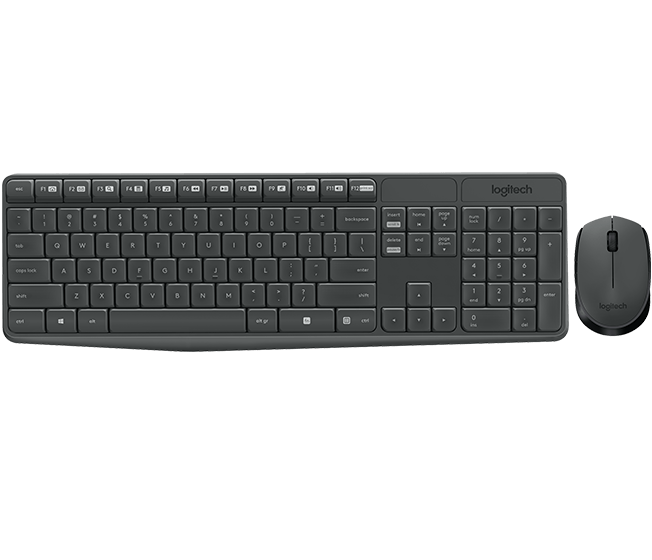 Bộ bàn phím chuột wireless Logitech MK235